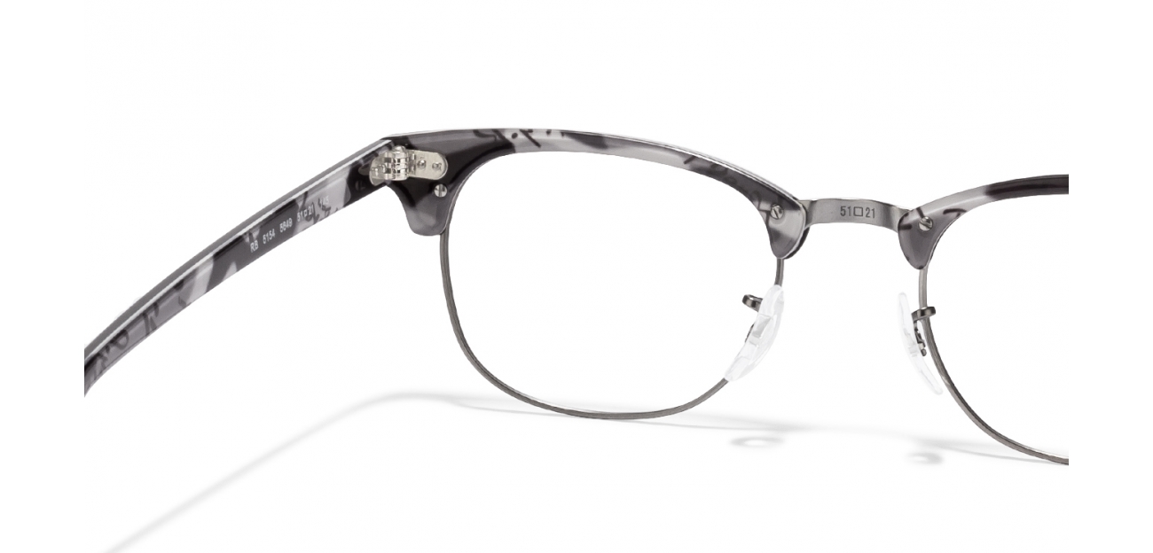 Buy Ray-Ban RX5154 Size: 51 Gunmetal Black Design 5649 ...