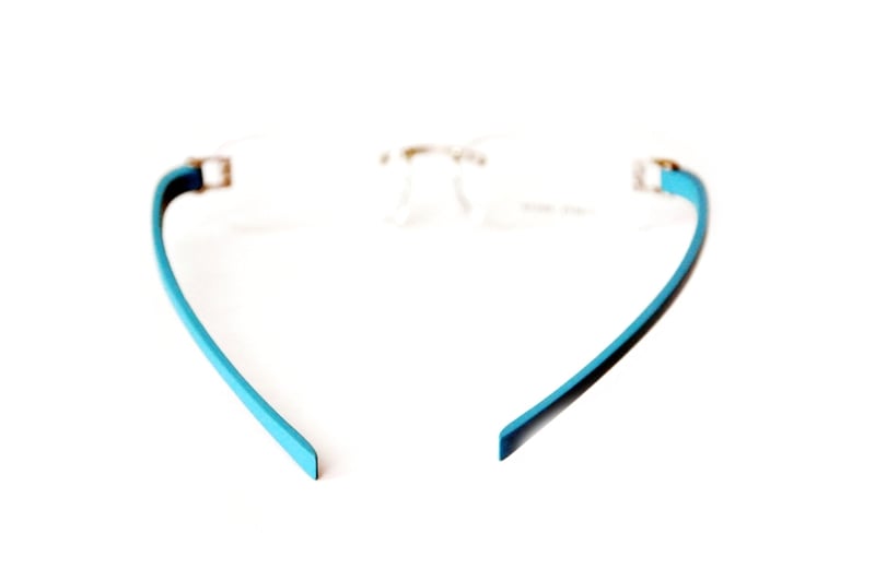 Buy Lenskart Rimless Eyewear Blue Silver ( Free ...