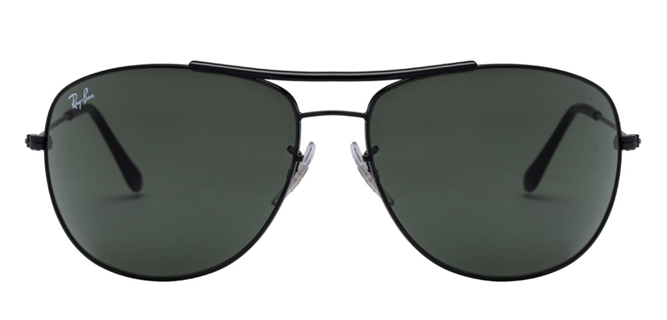 Shop online for Ray-Ban RB3412I 002 size-63 Black Grey Metal Sunglasses ...