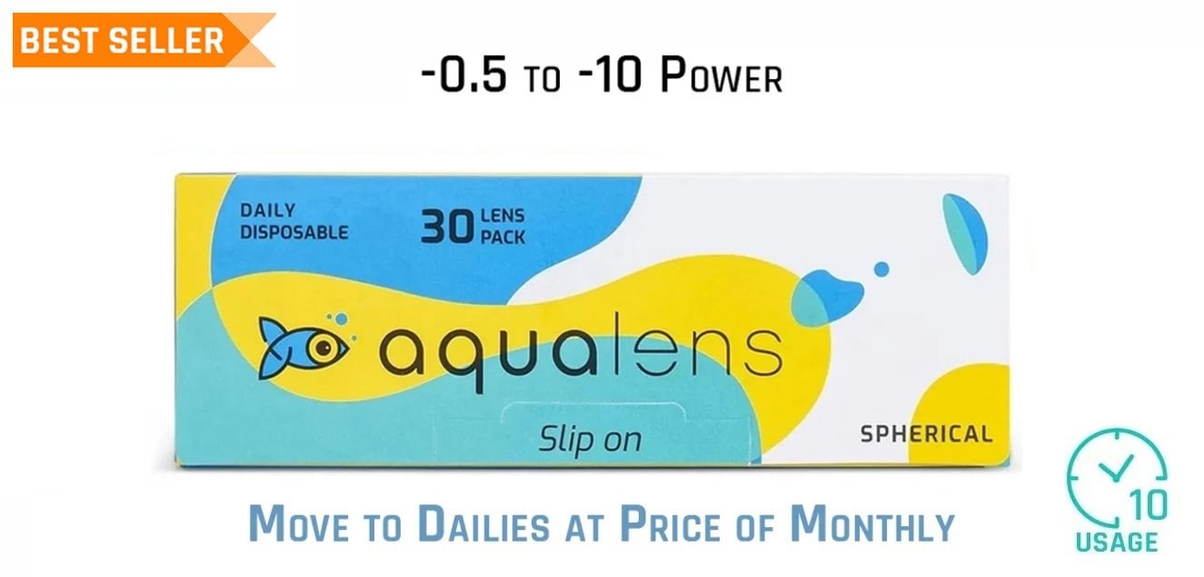 Buy Aqualens Daily Disposable Contact Lenses 30 Lenses Box Lenskart coupon code december 2020: aqualens aqualens daily 10 hours 30 lens