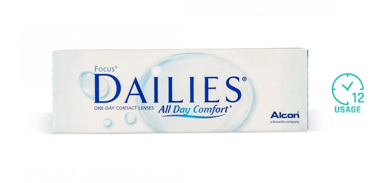 Ciba Vision Focus Dailies 30 Lenses Box