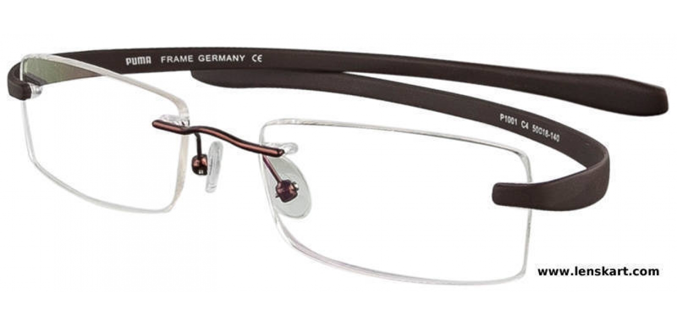 Puma P1001 Brown C4 Eyeglasses