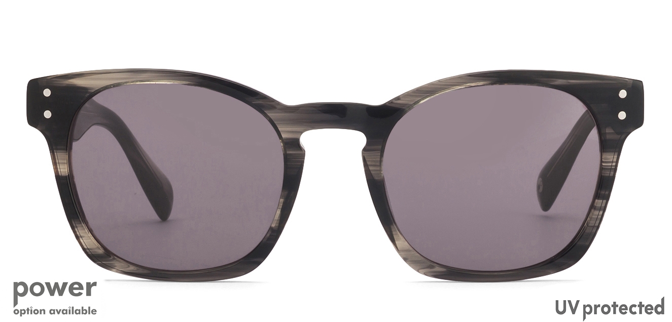 Buy Grey Black Transparent Grey Full Rim Wayfarer Shape Small