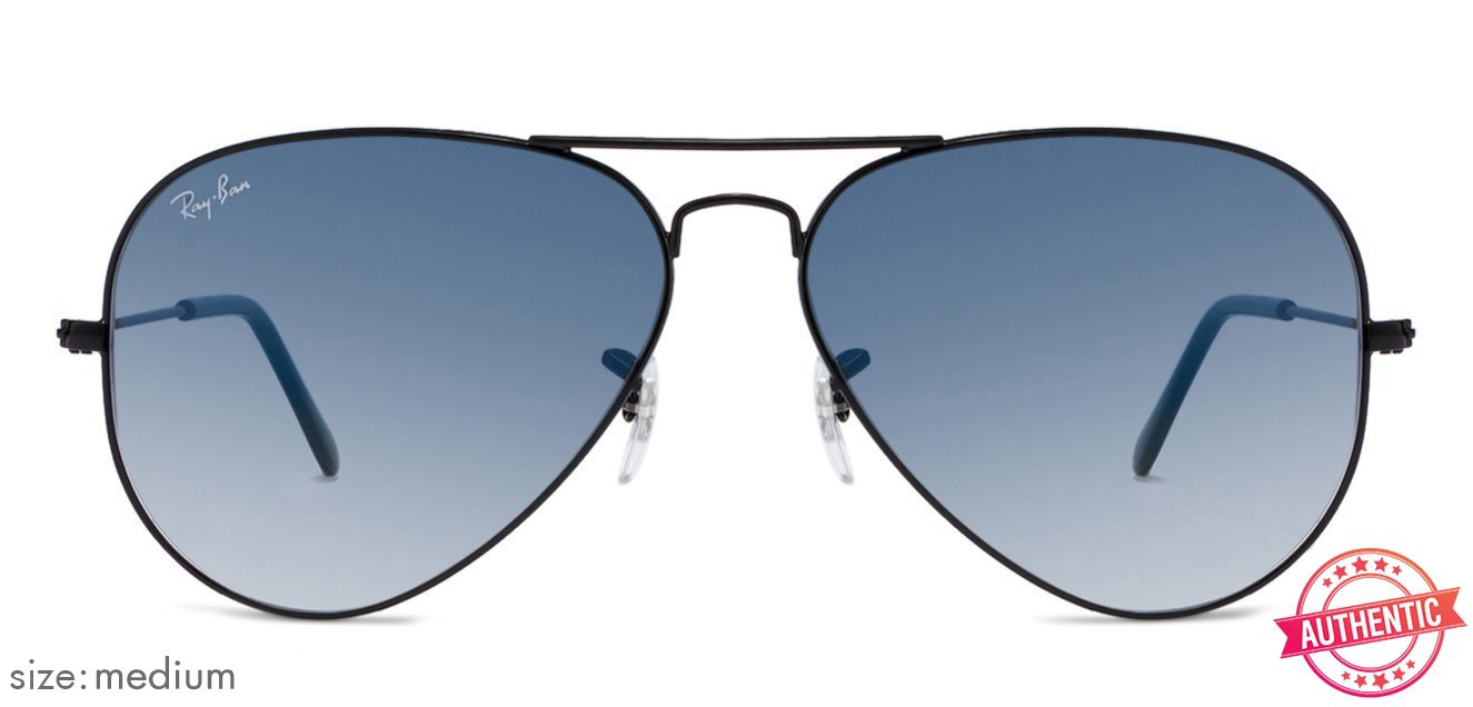 Ray Ban Aviator Blue Gradient Polarized Shop Clothing Shoes Online