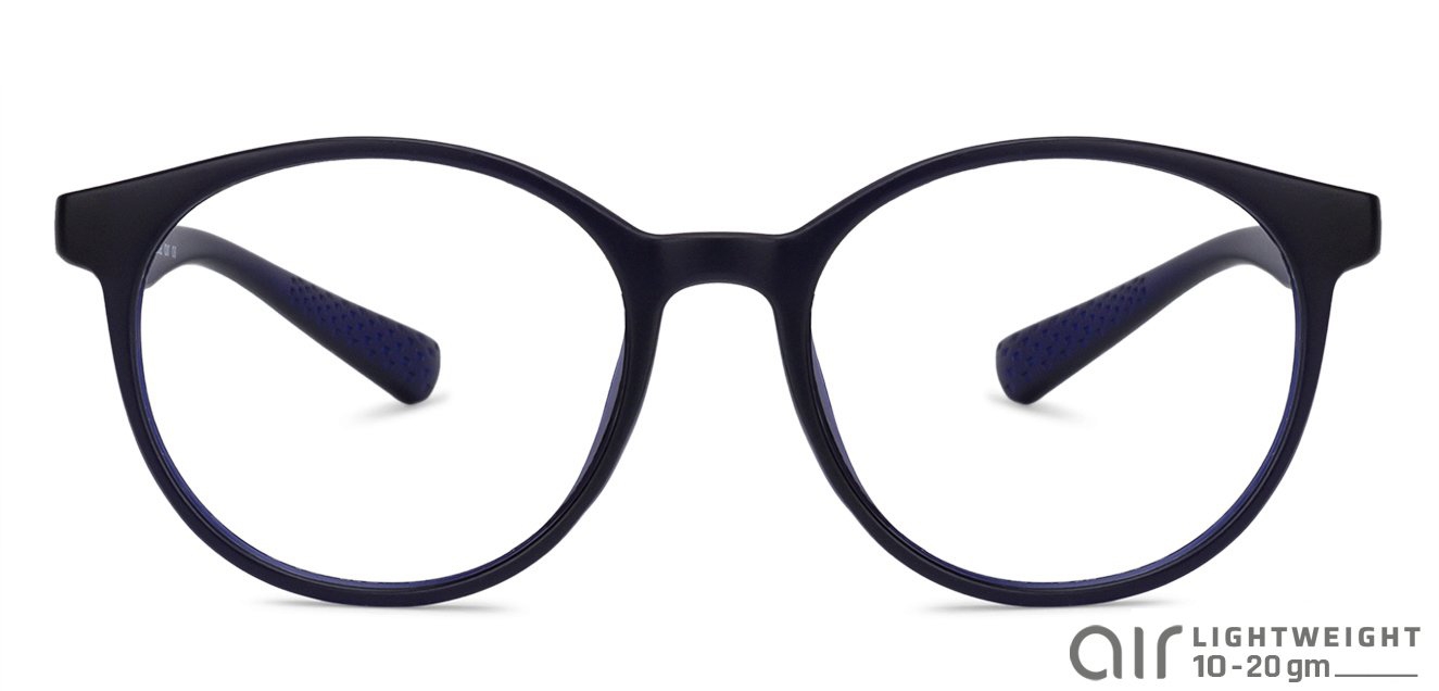 Blue Full Rim Round Lenskart Air La Sports Vc E12615 C3 Eyeglasses At Lenskart Com Lenskart is now delivering across india. lenskart air la vc e12615