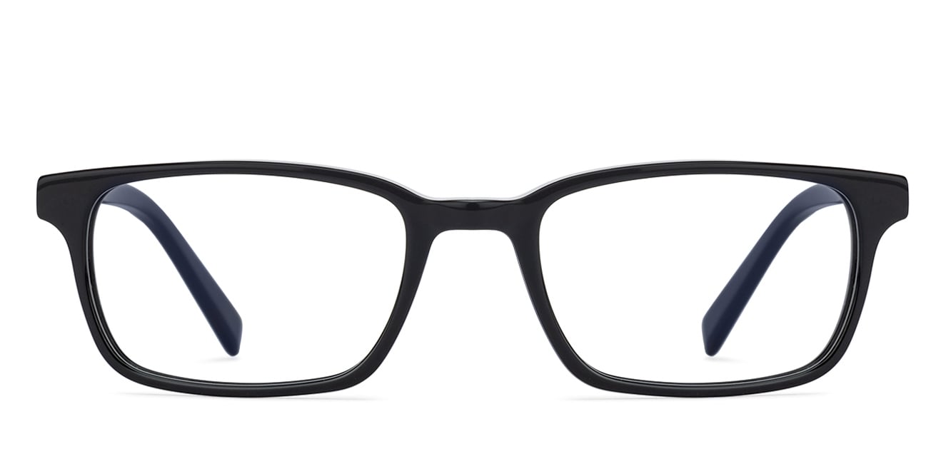 Black Blue Full Rim Rectangle Small (Size-50) Vincent Chase VAGABOND VC E11842-C1 Eyeglasses