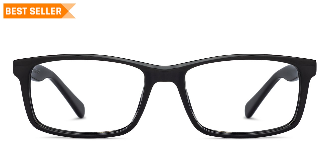 Black Full Rim Rectangle Vincent Chase Active Acetate Vc E11850 C1 Eyeglasses At Lenskart Com It's an unfussy shape with some visual intrigue. vincent chase vc vc e11850