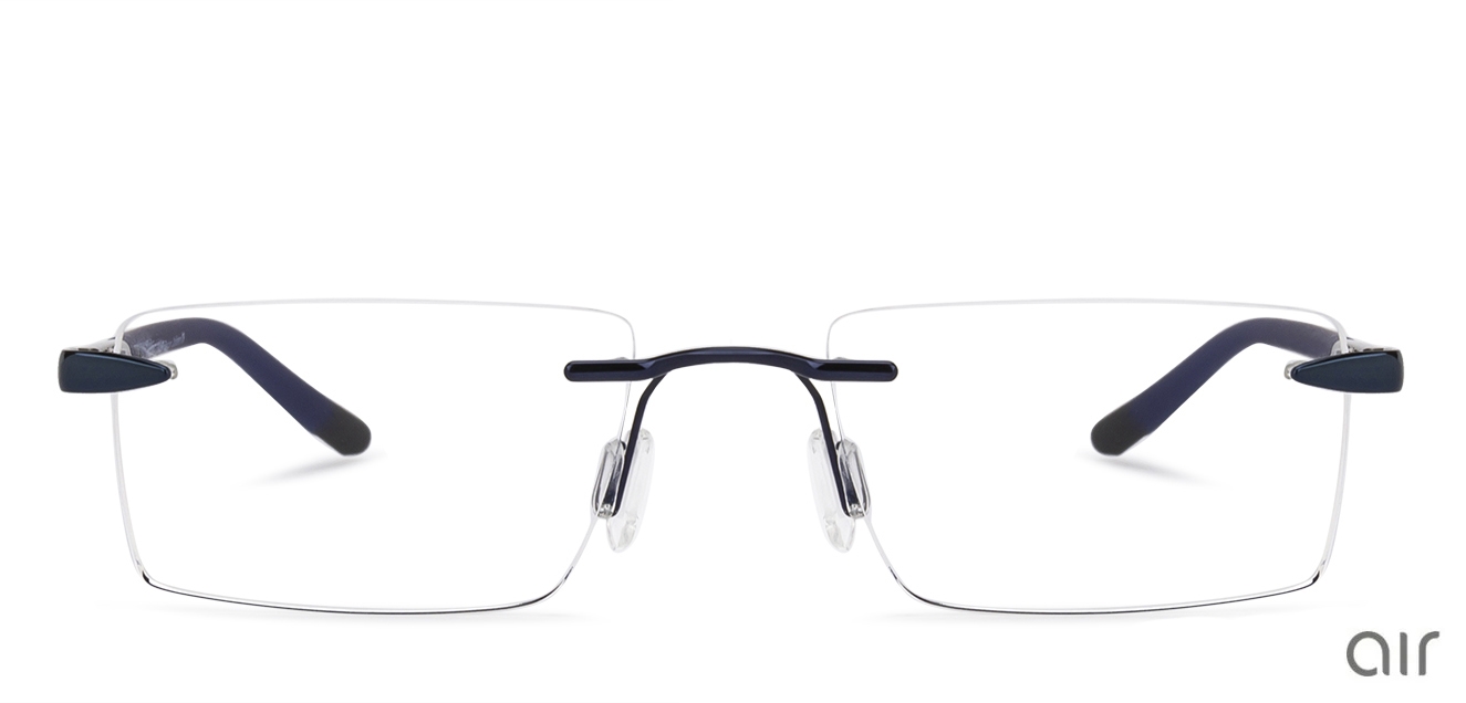 classic rimless eyeglasses