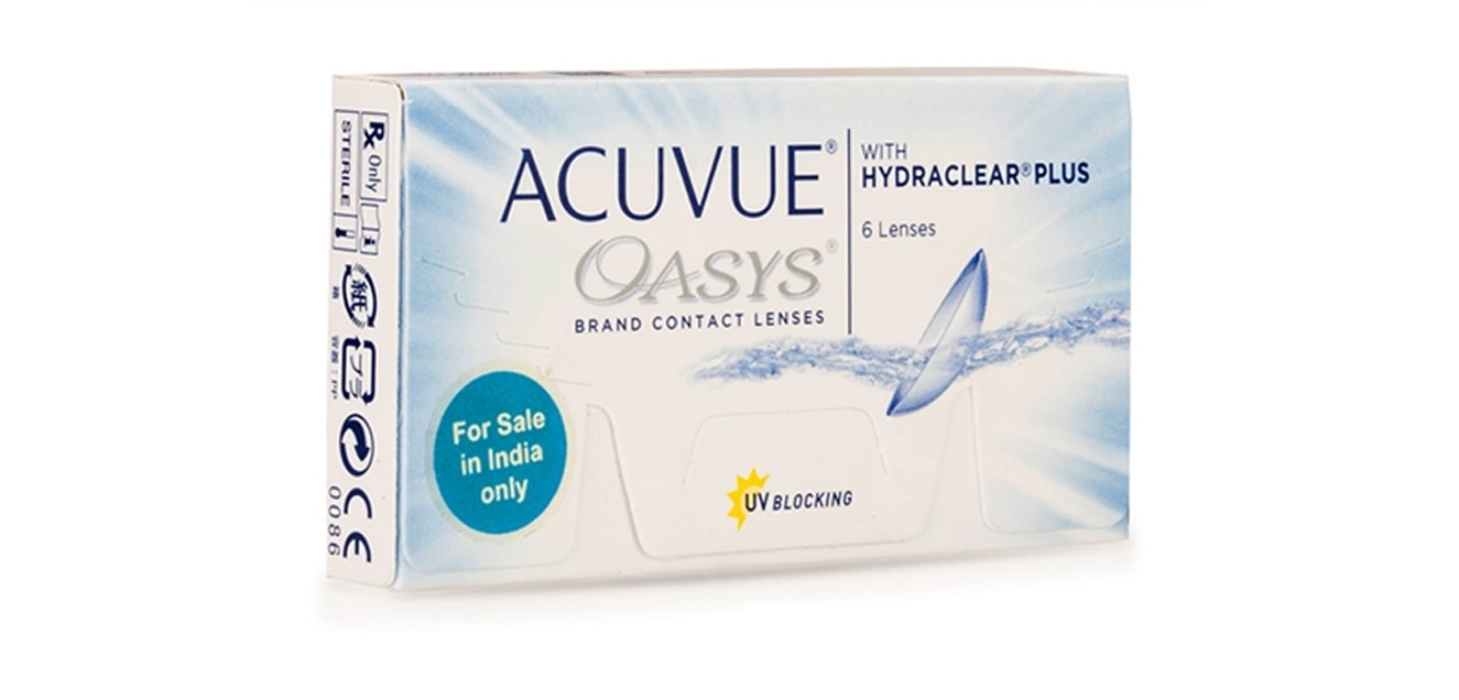 Johnson & Johnson ACUVUE OASYS with HYDRACLEAR Plus (6 Lenses/box)