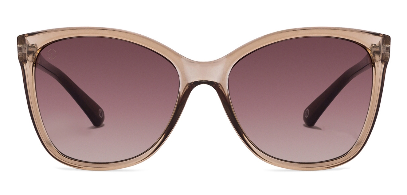 Buy Brown Transparent Brown Gradient Full Rim Cat Eye Large (Size58