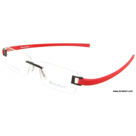 Tag Style Lk 5069 C9 11 Black Red Eyeglasses At Lenskart Com
