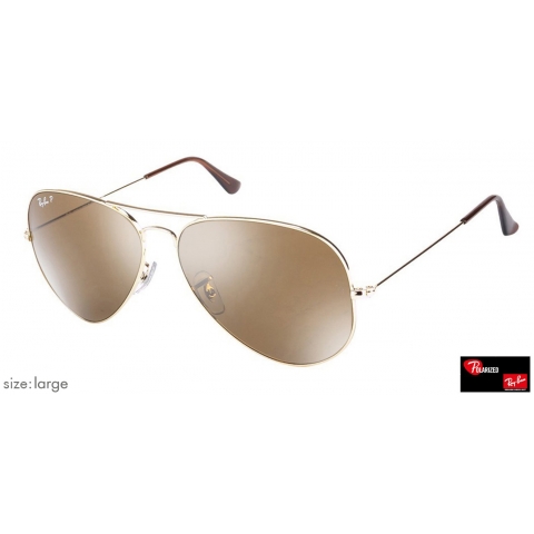 Ray-Ban RB3025 Large (Size-62) Golden 