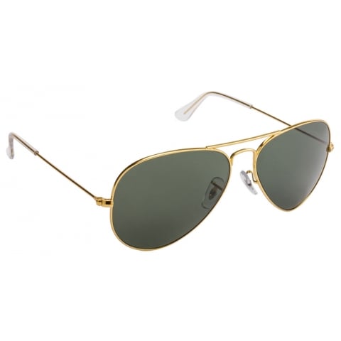 Ray-Ban RB3025 Medium (Size-58) Gold Green L0205 Unisex Sunglasses