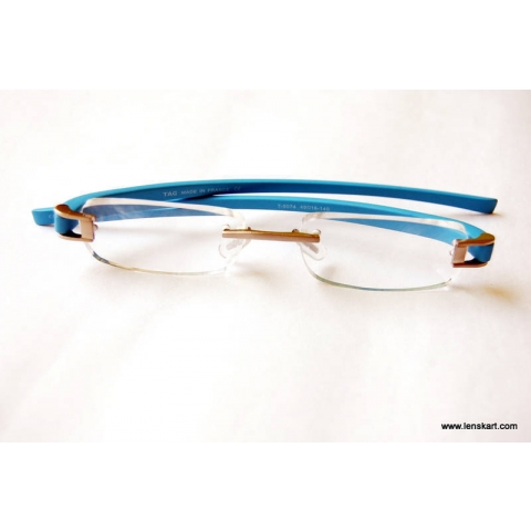 rimless specs lenskart