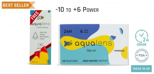 Aqualens  Monthly 24 Hours (6 Lens)