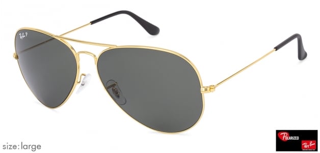 Ray-Ban RB3025 Large (Size-62) Gold 