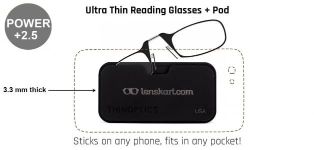 ThinOptics Reading Glasses With Case ThinOptics Reading Glasses With Case