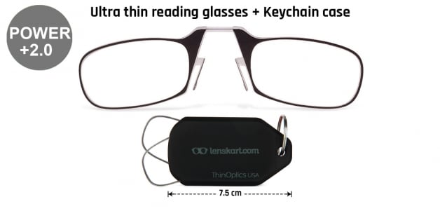 ThinOptics Reading Glasses With Keychain