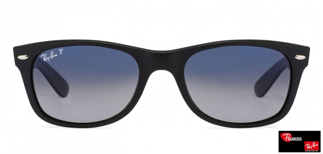 Ray-Ban RB2132 Small (Size-52) Matte Black Blue Gradient ...